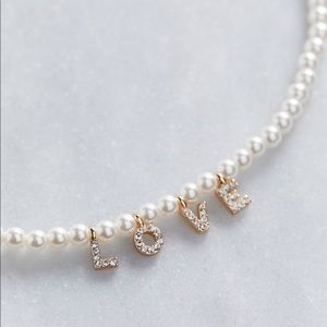 Pearl LOVE Chocker Necklace